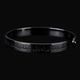 Naad-e-Ali Cuff- Stainless Steel (Black)