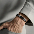 AYAT-UL-KURSI CUFF - Stainless Steel (Black)