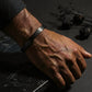 Naad-e-Ali Cuff- Stainless Steel (Black)