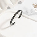Naad-e-Ali Cuff- Stainless Steel (Black)