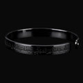 Naad-e-Ali Cuff- Stainless Steel (Black)