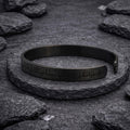 Naad-e-Ali Cuff- Stainless Steel (Black)
