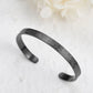 AYAT-UL-KURSI CUFF - Stainless Steel (Black)