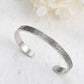 AYAT-UL-KURSI CUFF - Stainless Steel (Silver)