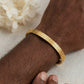 AYAT-UL-KURSI CUFF - Stainless Steel (Golden)