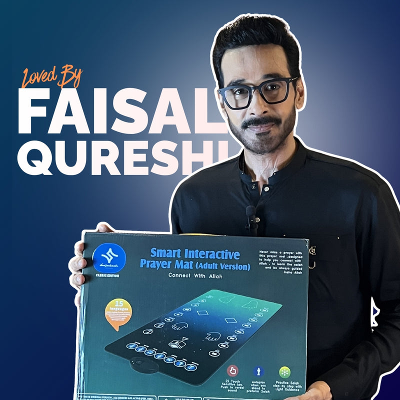 Smart Interactive Prayer Mat for Adults, Kids & Reverts (Teal) | Learn Salah Step by Step | A Beautiful gift for loved ones
