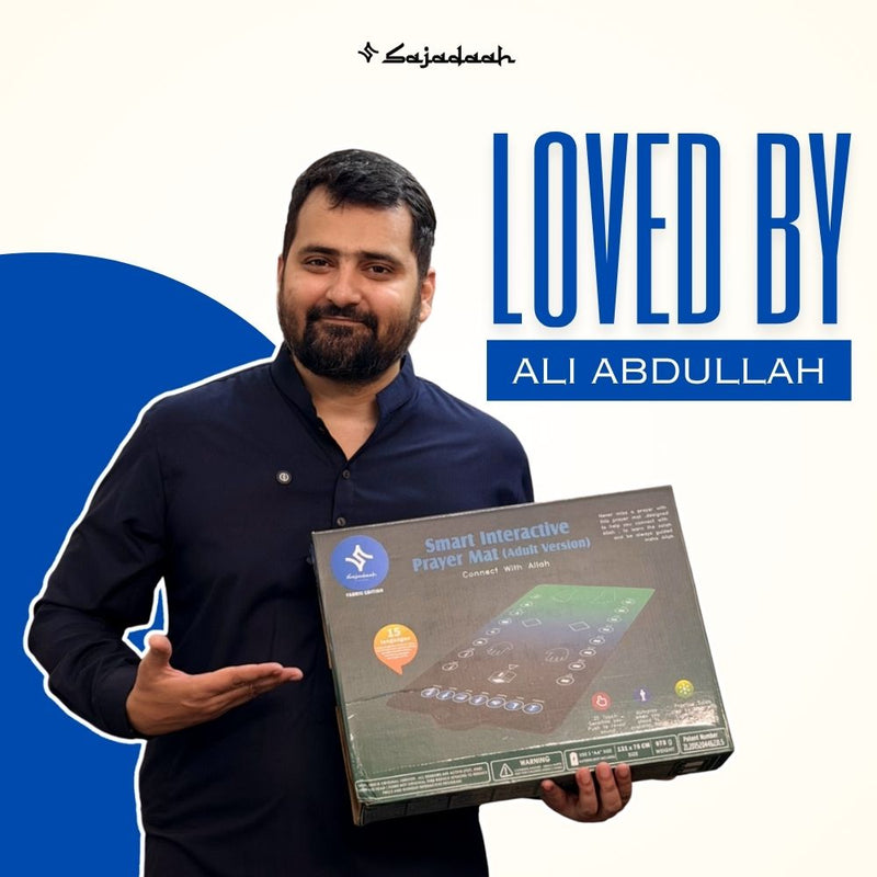 Award Winning | (25+ Touch Sensitive Keys) Smart Interactive Adult Prayer Mat | 15+ Languages | Original Version | 8+ Years | A beautiful Gift for Loved Ones